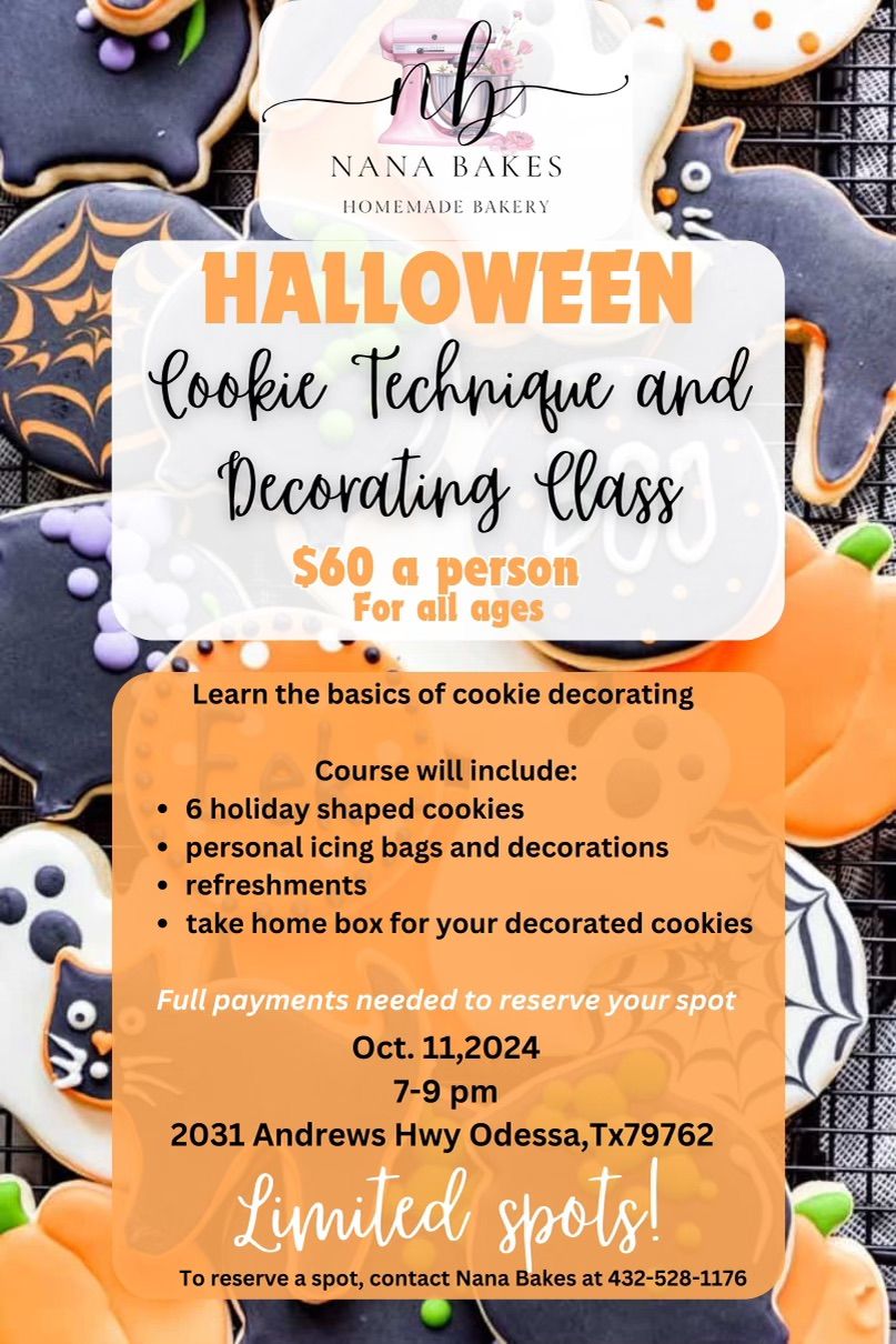 Halloween Cookie Decorating Class \ud83c\udf83\ud83d\udc7b\ud83e\udde1