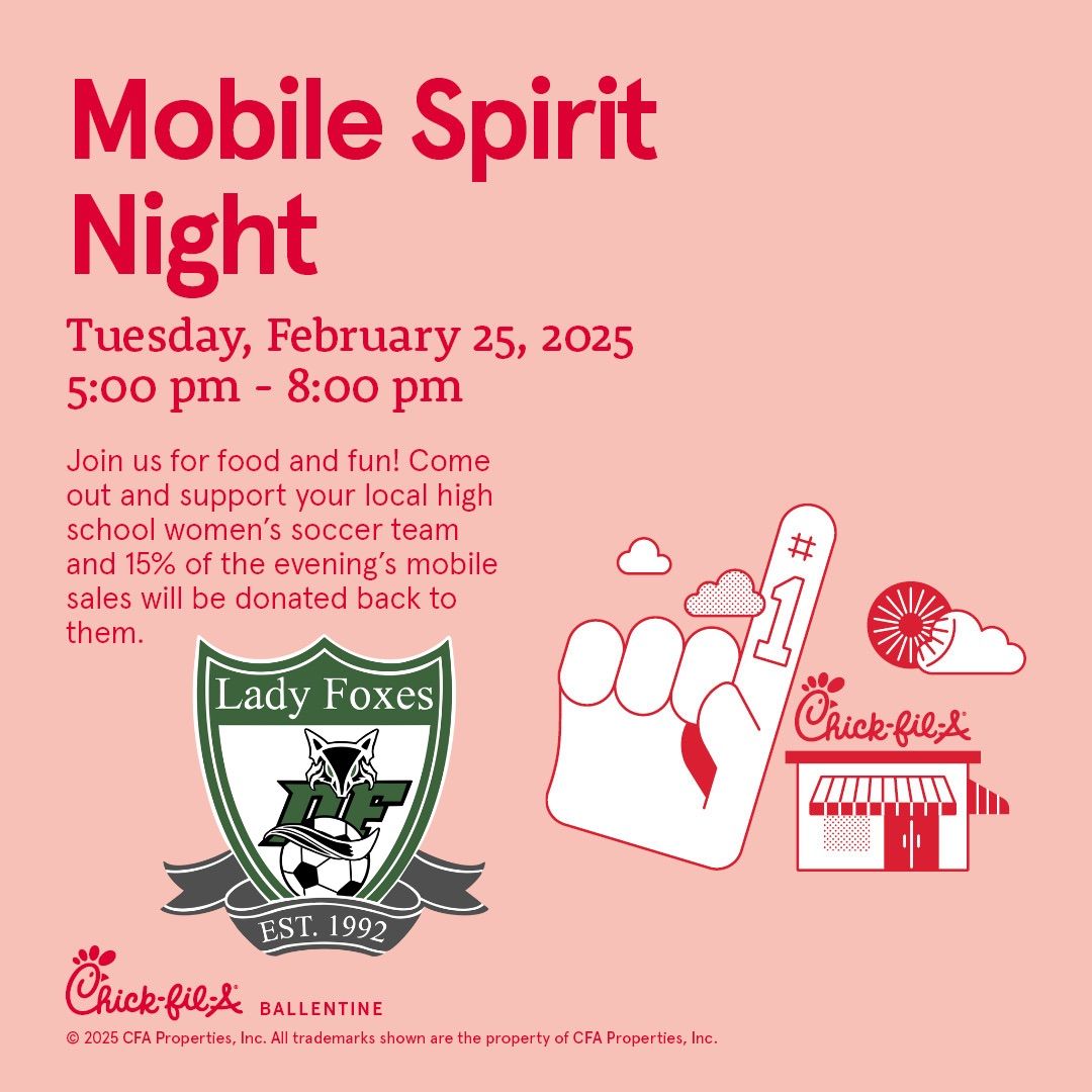 Dutch Fork Women's Soccer Spirit Night