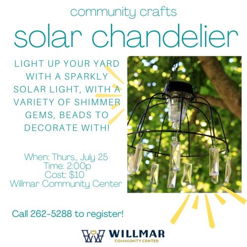 Community Crafts: Solar Chandelier