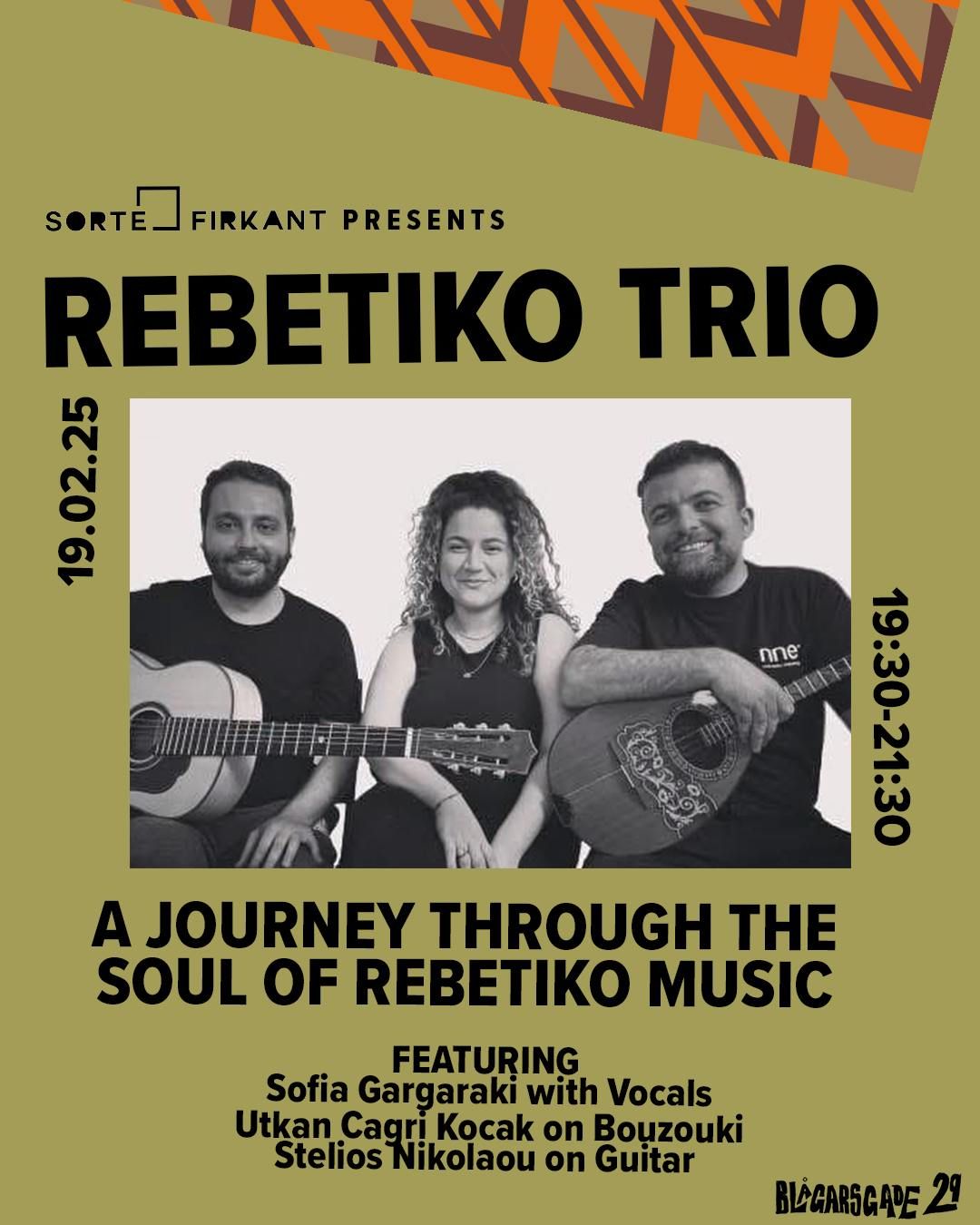 Rebetiko Trio at Sorte Firkant