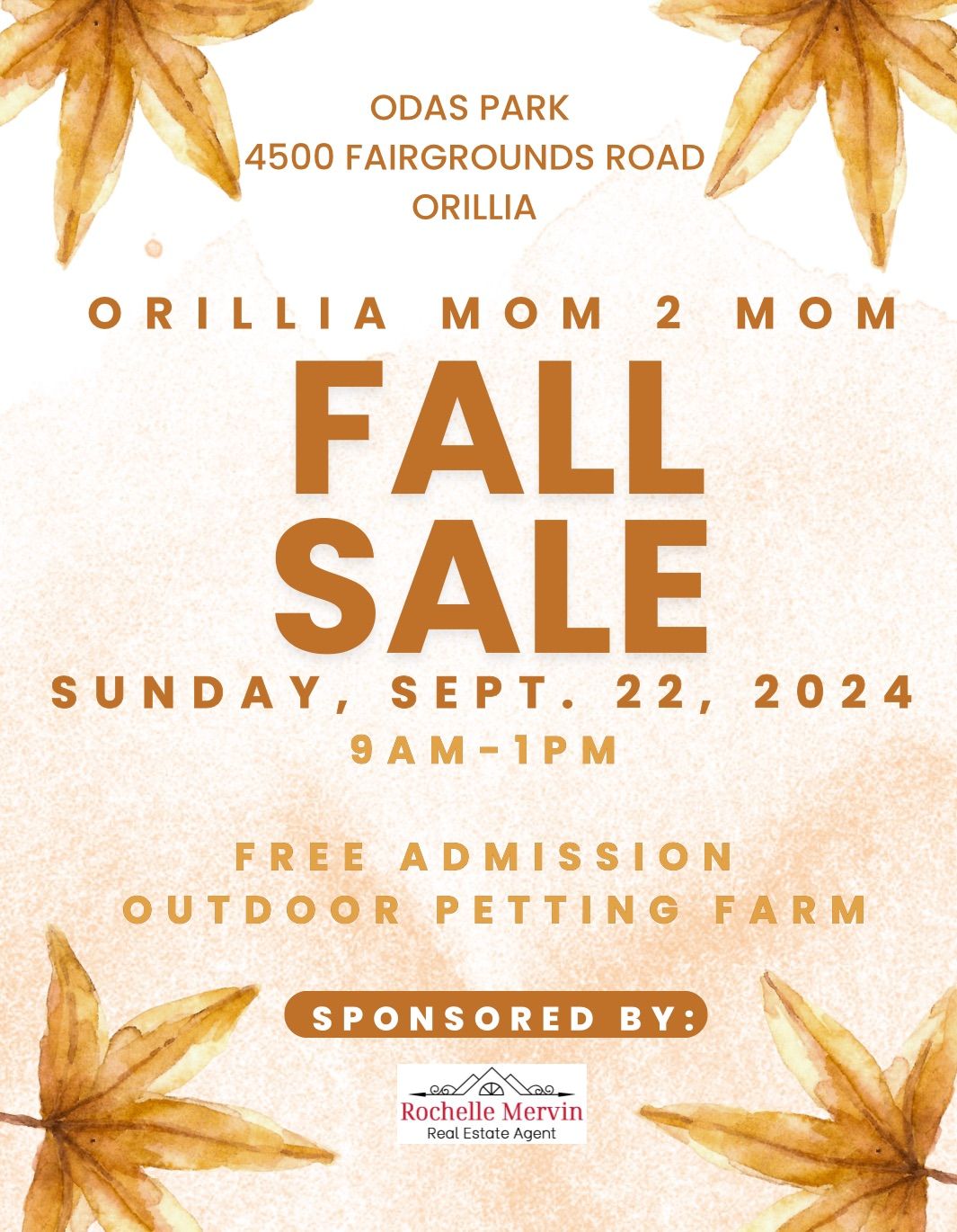 Fall 2024 Orillia Mom 2 Mom Sale 