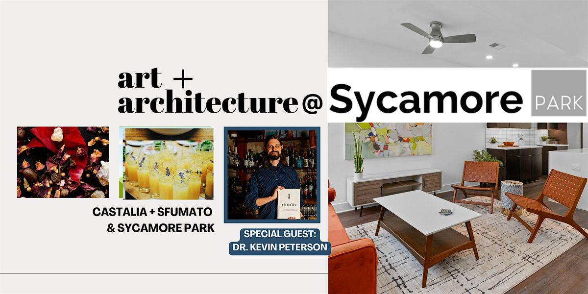 art + architecture event at Sycamore Park Townhomes