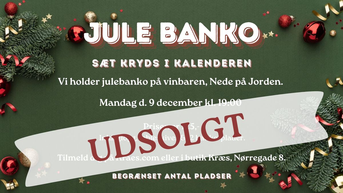 JULE BANKO D. 9 DECEMBER