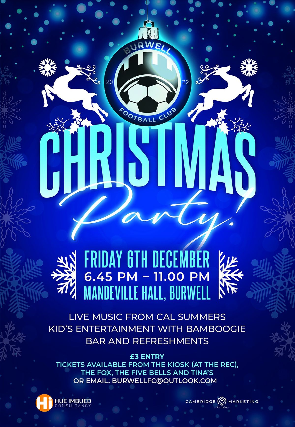 Burwell Football FC Christmas Party