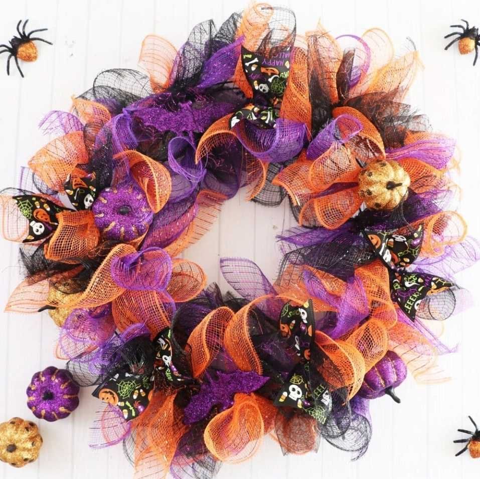 Halloween Wreath at StoneCloud!