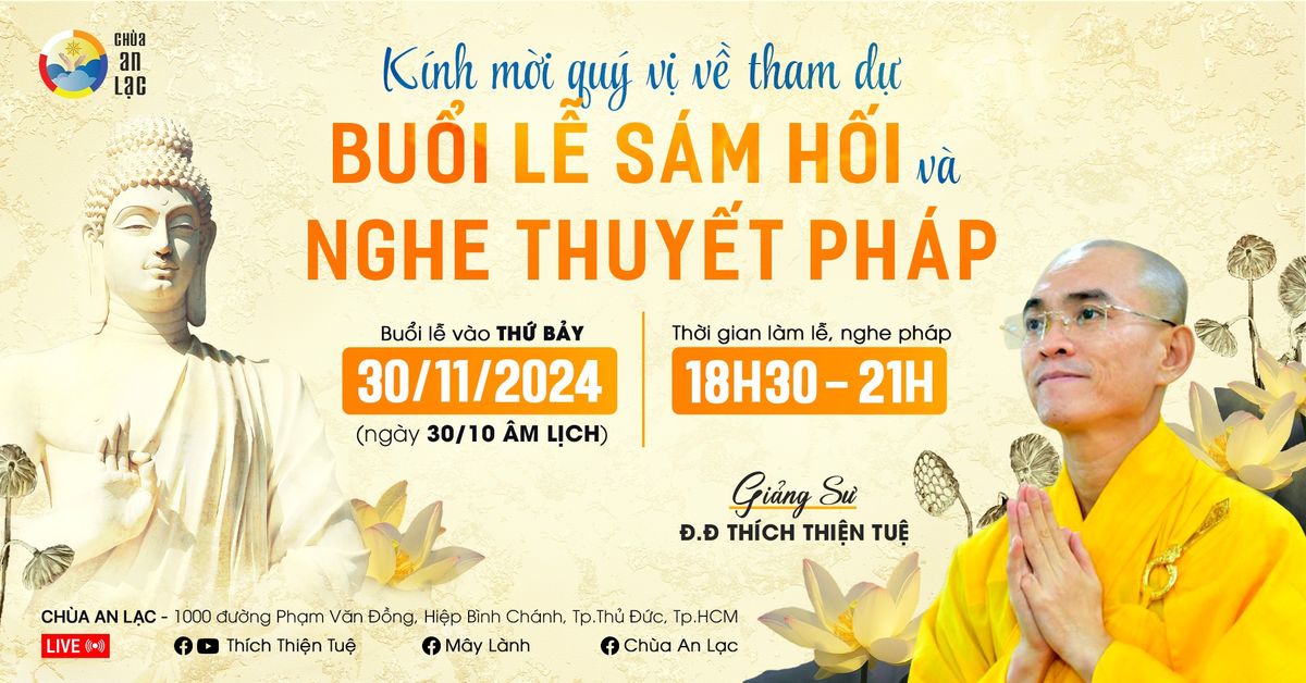 L\u1ec4 S\u00c1M H\u1ed0I & NGHE THUY\u1ebeT PH\u00c1P - 30\/11\/2024 (30\/10 \u00c2L)