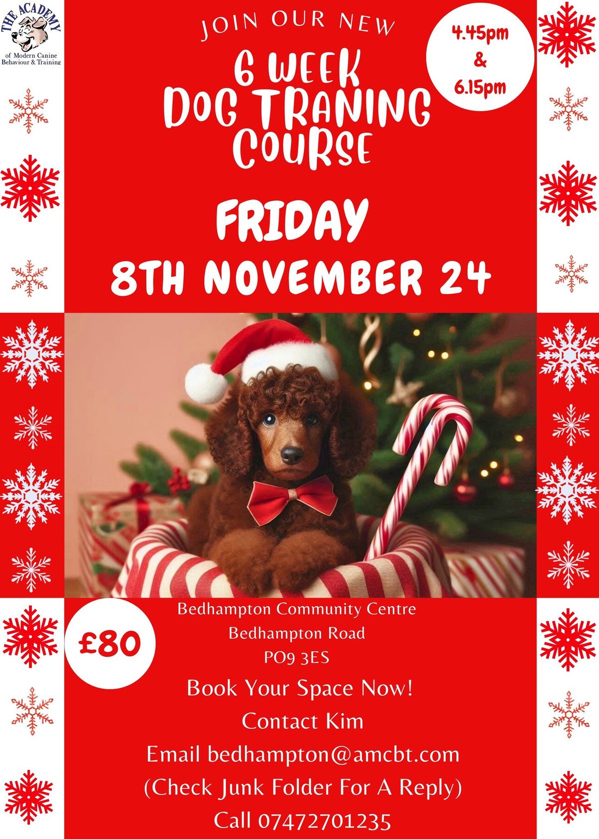 AMCBT Bedhampton's 6-Week Puppy\/Dog Training Course