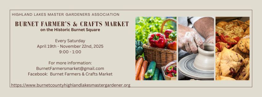 Burnet Farmer's & Crafts Market 