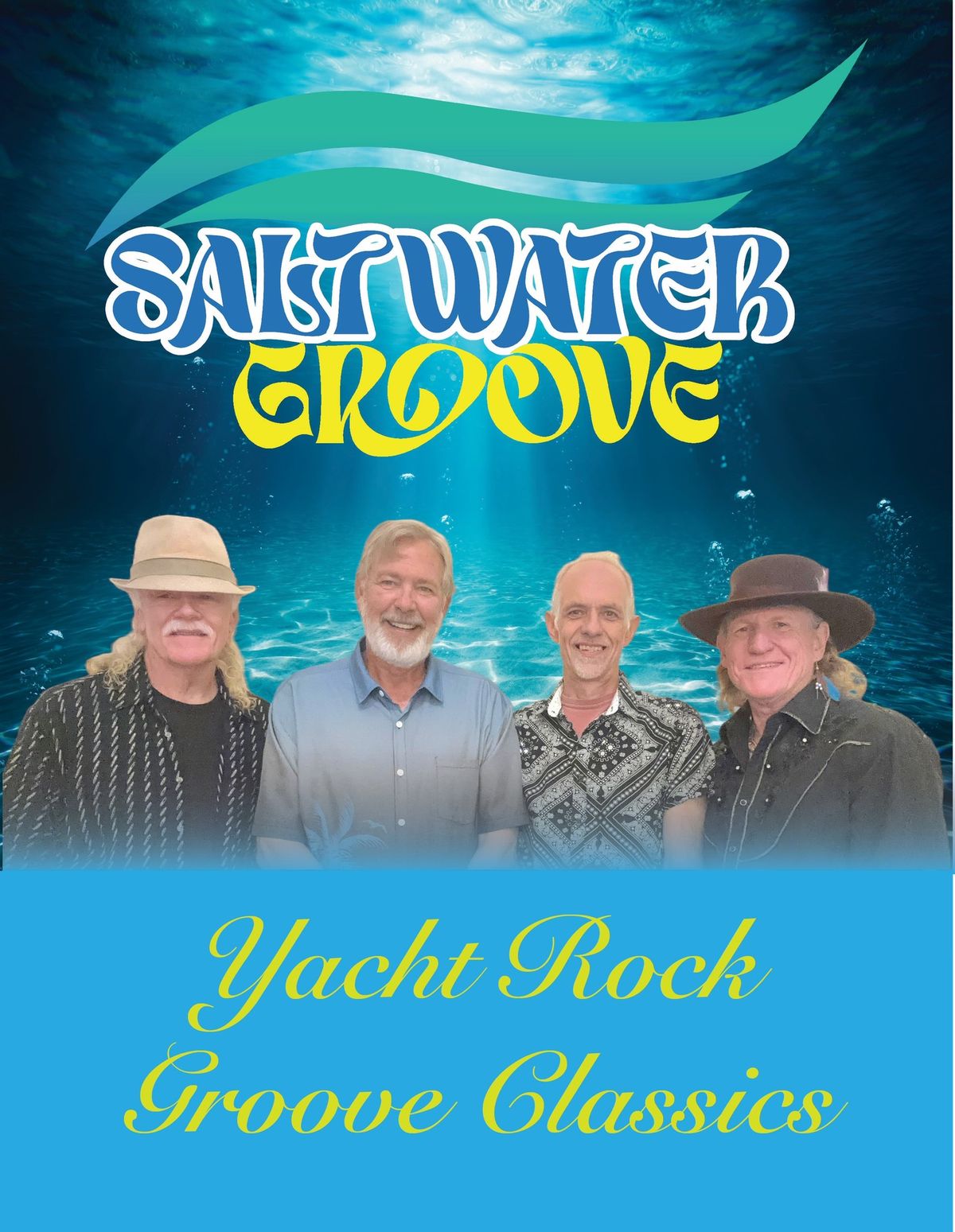 Friday.. Beaches Welcomes Daytona Yacht Rock Band, Saltwater Groove! FREE Show