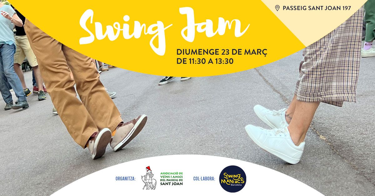 Swing Jam al Passeig de Sant Joan!