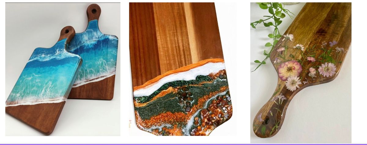 Make Your Own Floral or Ocean-Themed Charcuterie\/Cutting Board