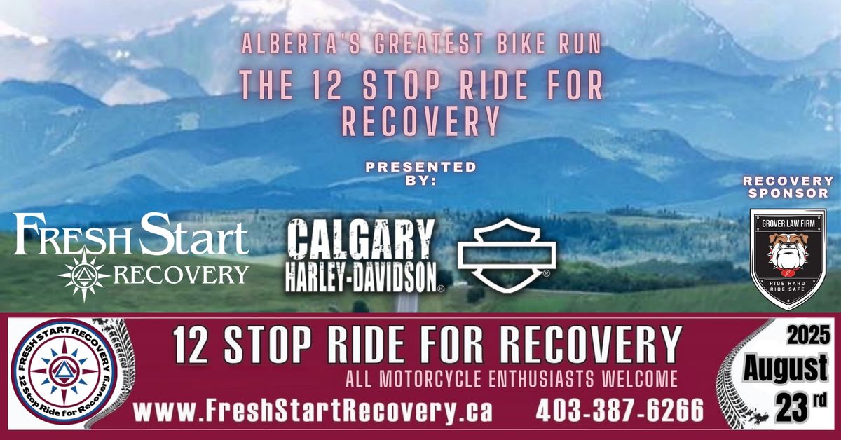 Fresh Start Recovery's 17th Annual 12-Stop Ride for Recovery