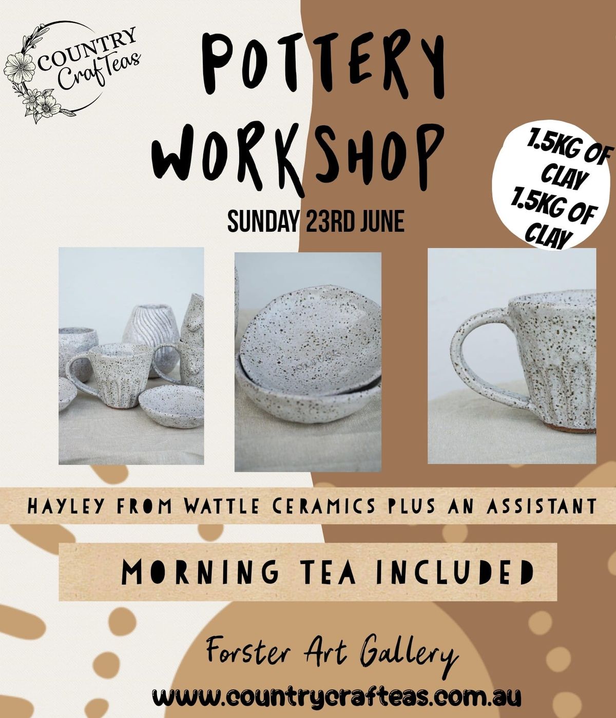 ** SOLD OUT** Hand building pottery 