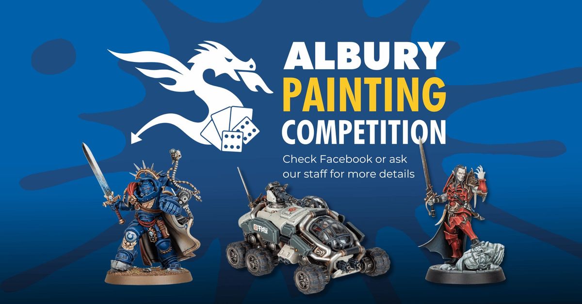 Good Games Albury Miniature Painting Competition
