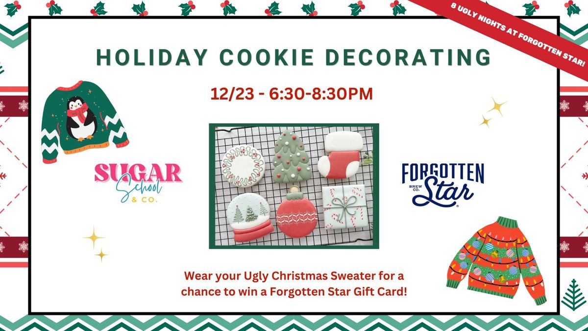 Holiday Cookie Decorating at Forgotten Star Brewing