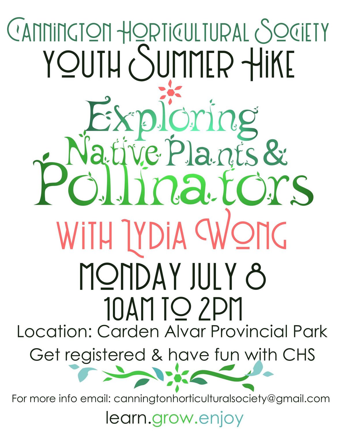 CHS Youth Hike: Exploring Native Plants & Pollinators