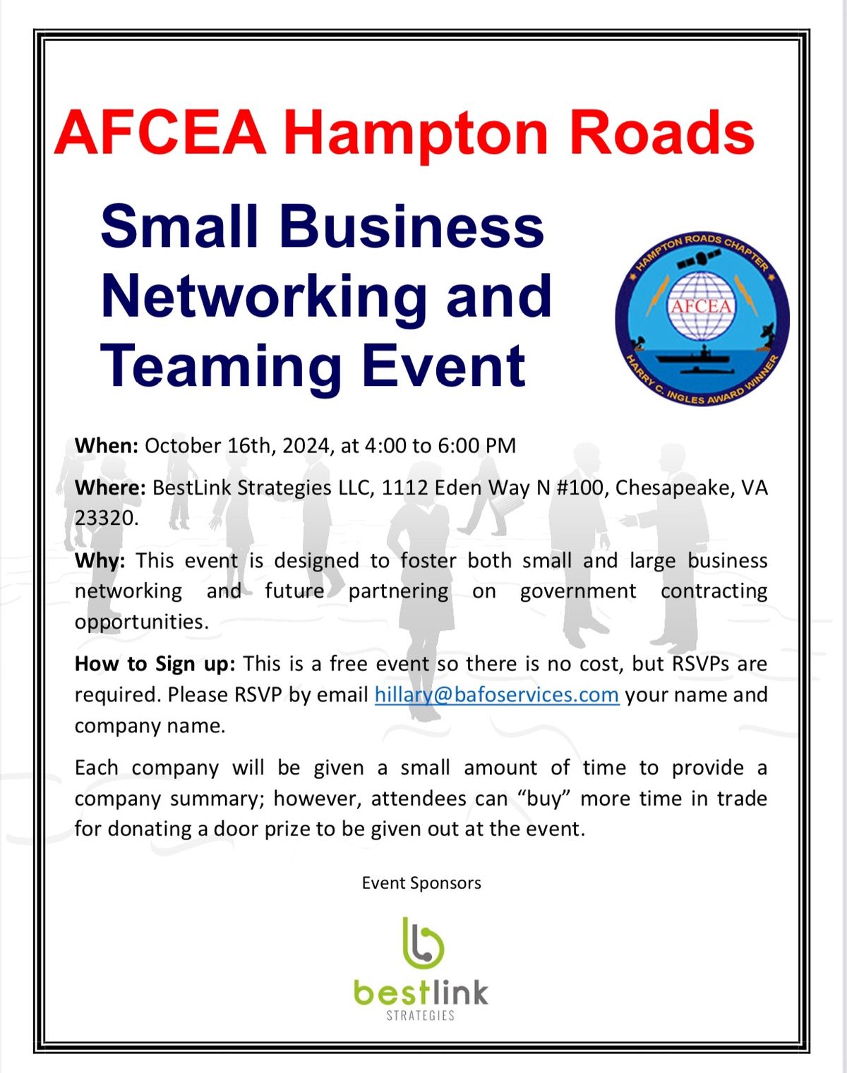 Small Business Networking Event