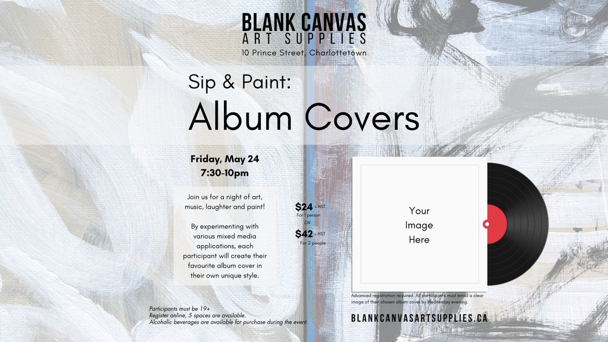 Sip & Paint: "Album Covers"