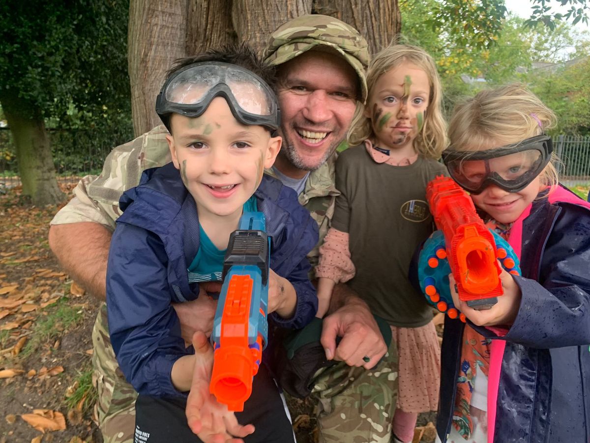 Easter Camo Camp in Clavering 