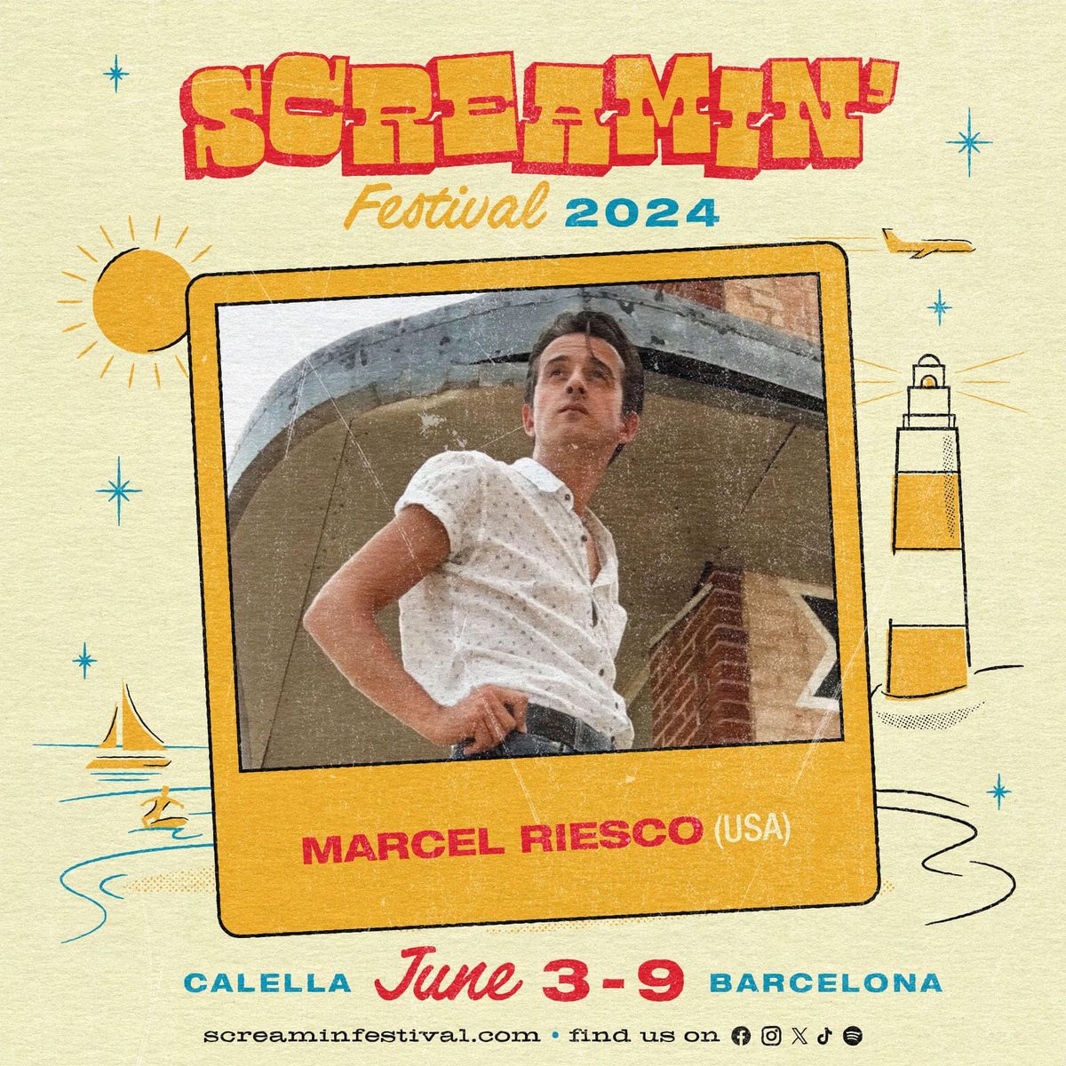 Marcel Riesco at the Screamin' Festival - Calella, Spain