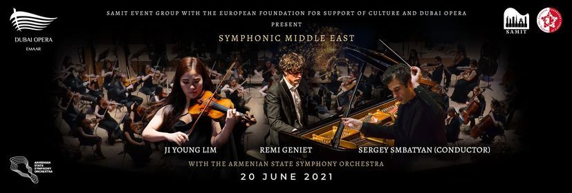 Ji Young Lim and Remi Geniet with the Armenian State Symphonic Orchestra
