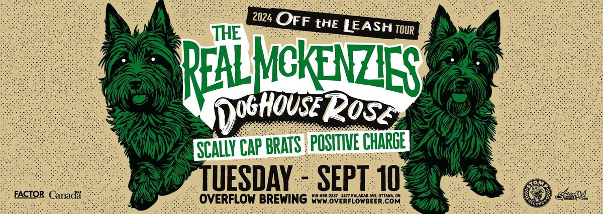 The Real McKenzies, Doghouse Rose, Scally Cap Brats, Positive Charge
