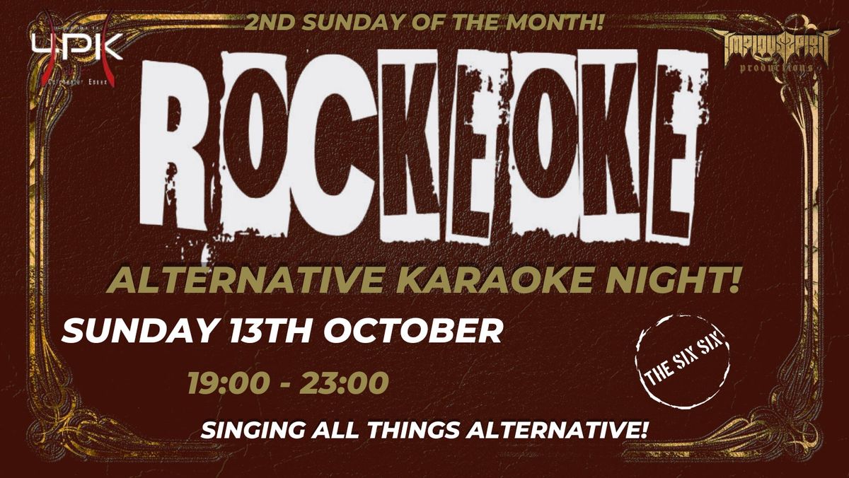 ROCKEOKE @ SIX SIX BAR CAMBRIDGE 13\/10\/24