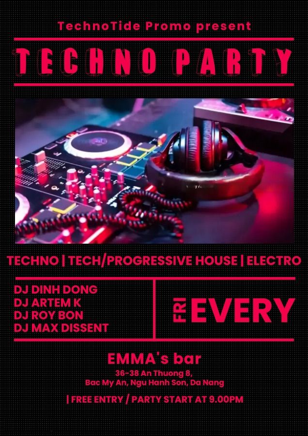 FRIDAY TECHNO PARTY!!!