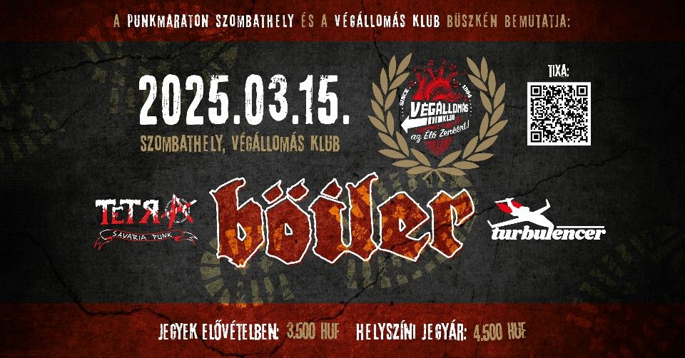 B\u00f6iler - Tetra - Turbulencer - Szombathely