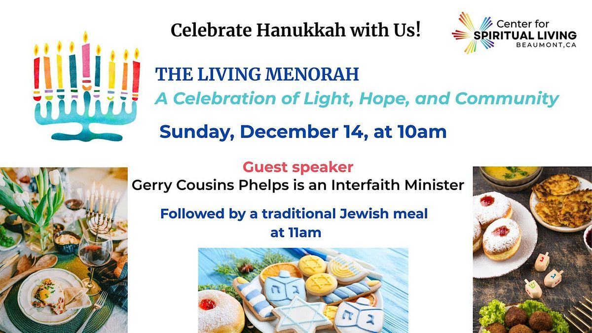Celebrate Hanukkah with Us! The Living Menorah Ceremony