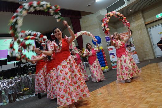 Paper Flower Making and Flower Dance Presentation - Harmony Week