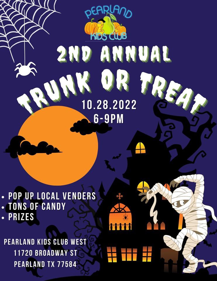 2nd Annual Trunk or Treat, 11720 Broadway St, Pearland, TX 775844000