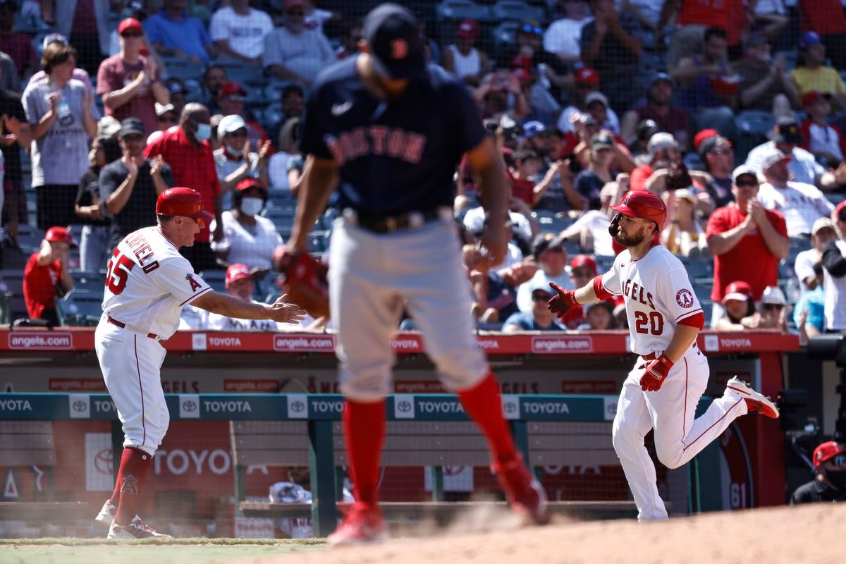 Boston Red Sox at Los Angeles Angels at Angel Stadium of Anaheim