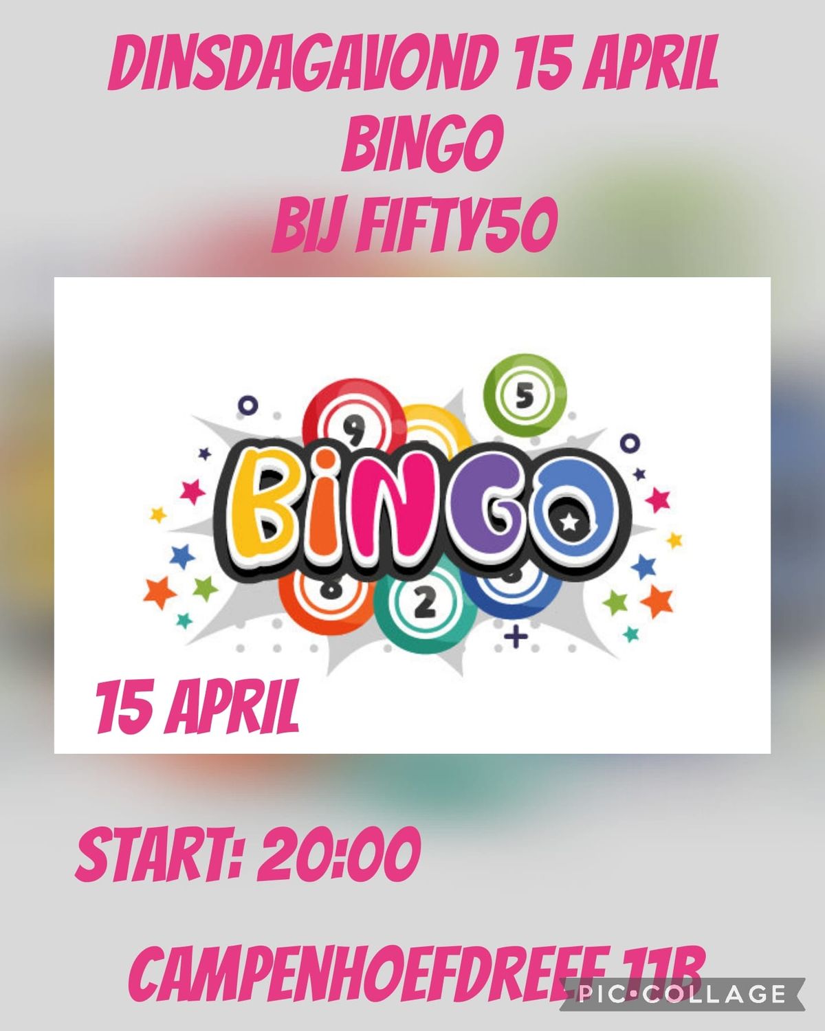 Dinsdagavond Bingo