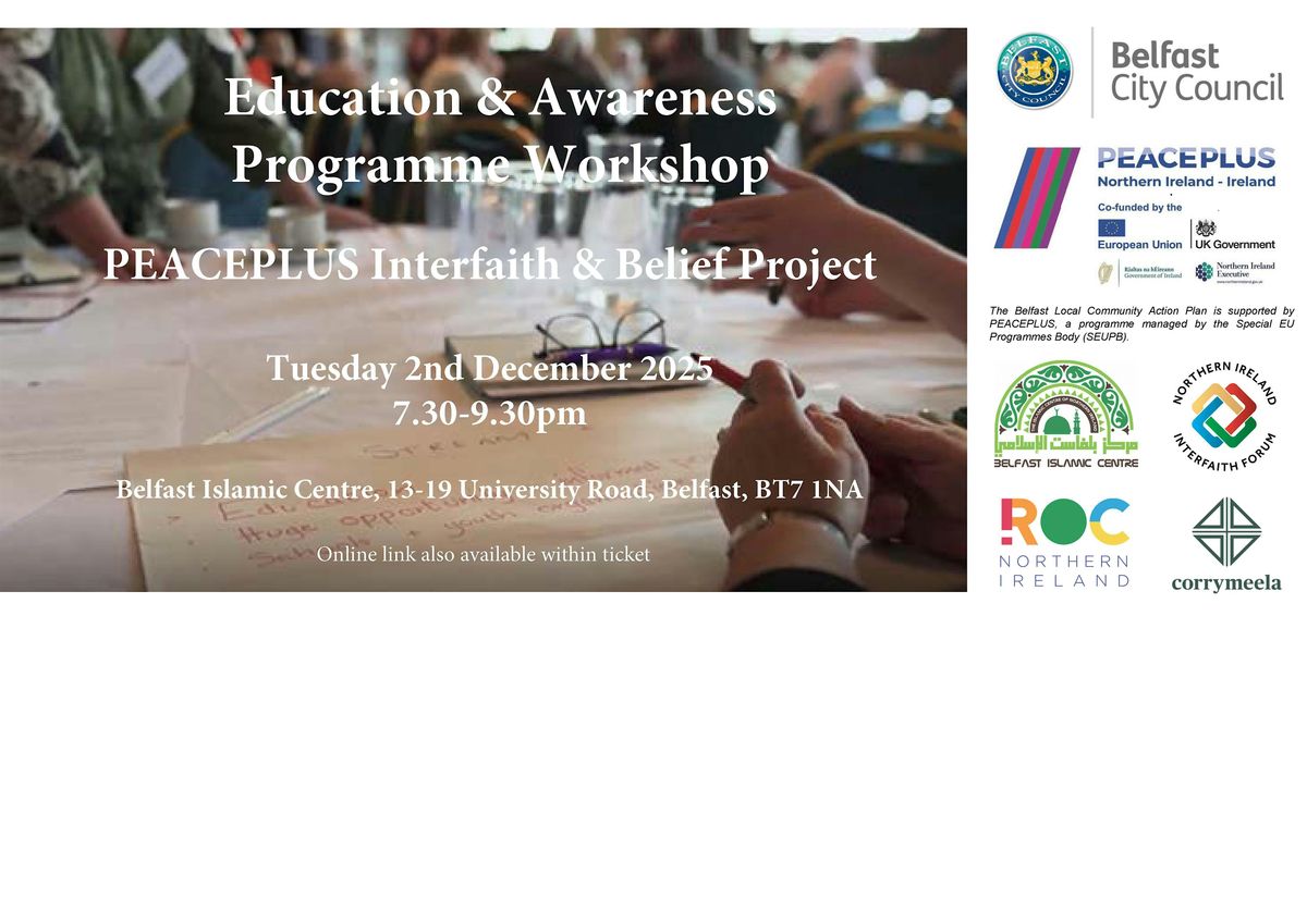 Invitation to Workshop for Education & Awareness Programme