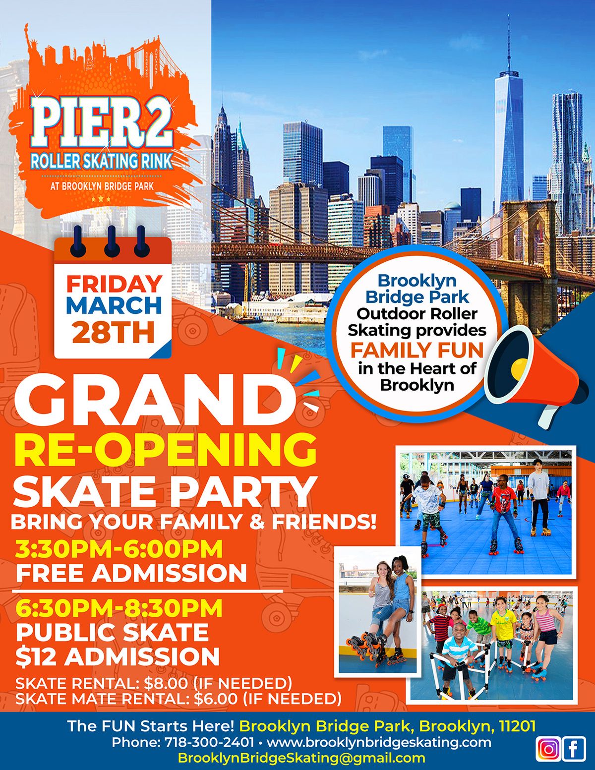 Grand Re-Opening Skate Party