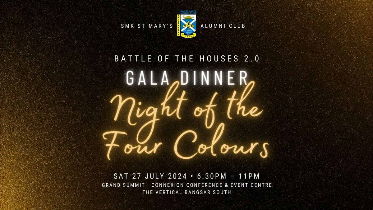 BOH 2.0 Gala Dinner - Night of the Four Colours