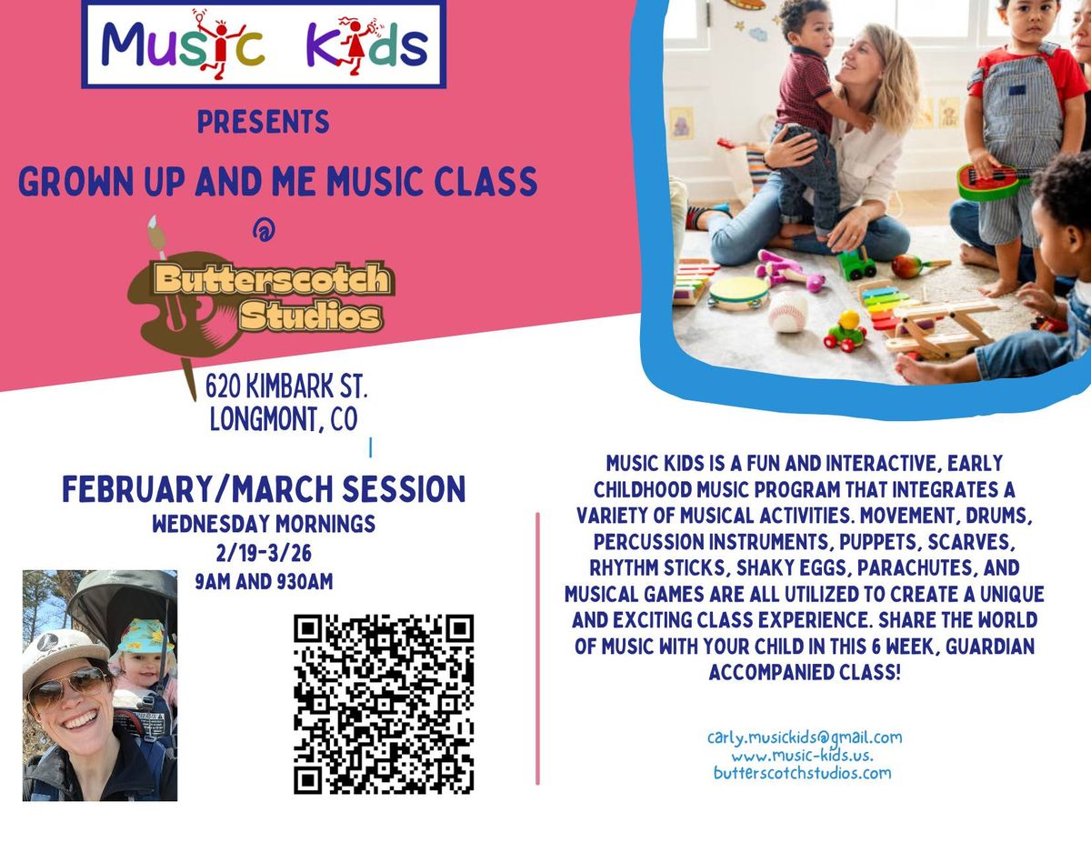 Grown Up and Me Music Class with Carly Parker (Music Kids)