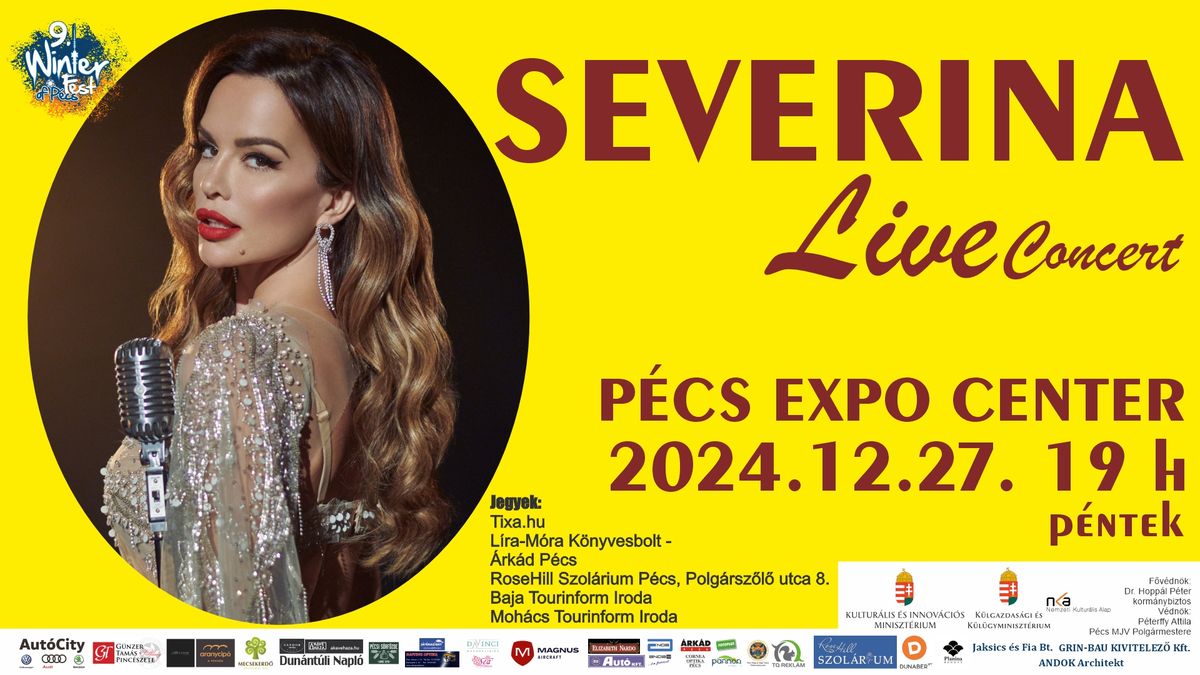 SEVERINA live koncert \/\/ P\u00e9cs, Balk\u00e1n Fesztiv\u00e1l