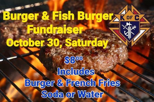 Knights of Columbus 17314 Burger & Fish Burger Fundraiser