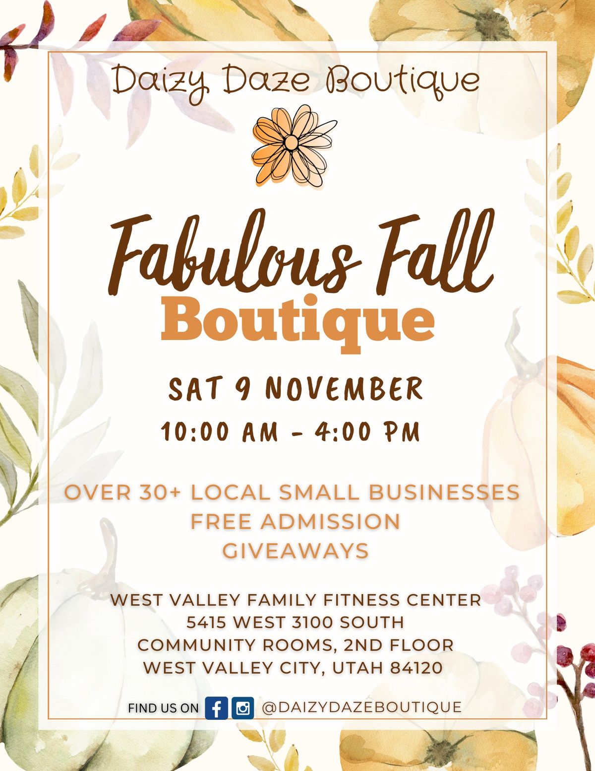 Fabulous Fall Boutique