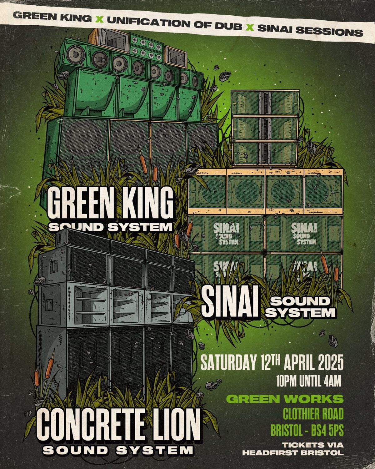 SINAI X CONCRETE LION X GREEN KING 