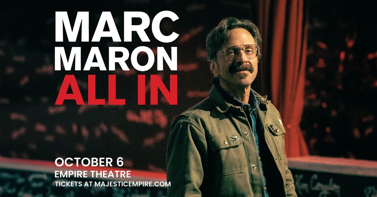 Marc Maron: All In Tour 