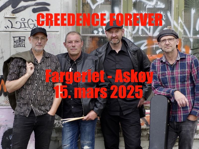 Creedence Forever - Fargeriet Ask\u00f8y l\u00f8rdag 15. mars