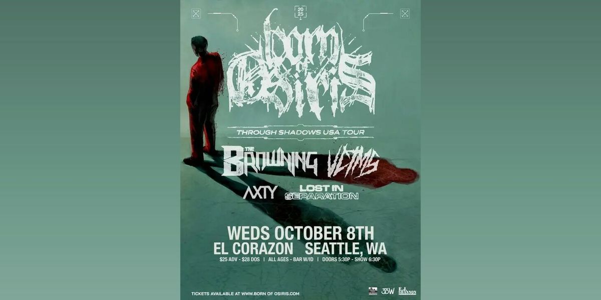 Born of Osiris at The Crofoot Ballroom