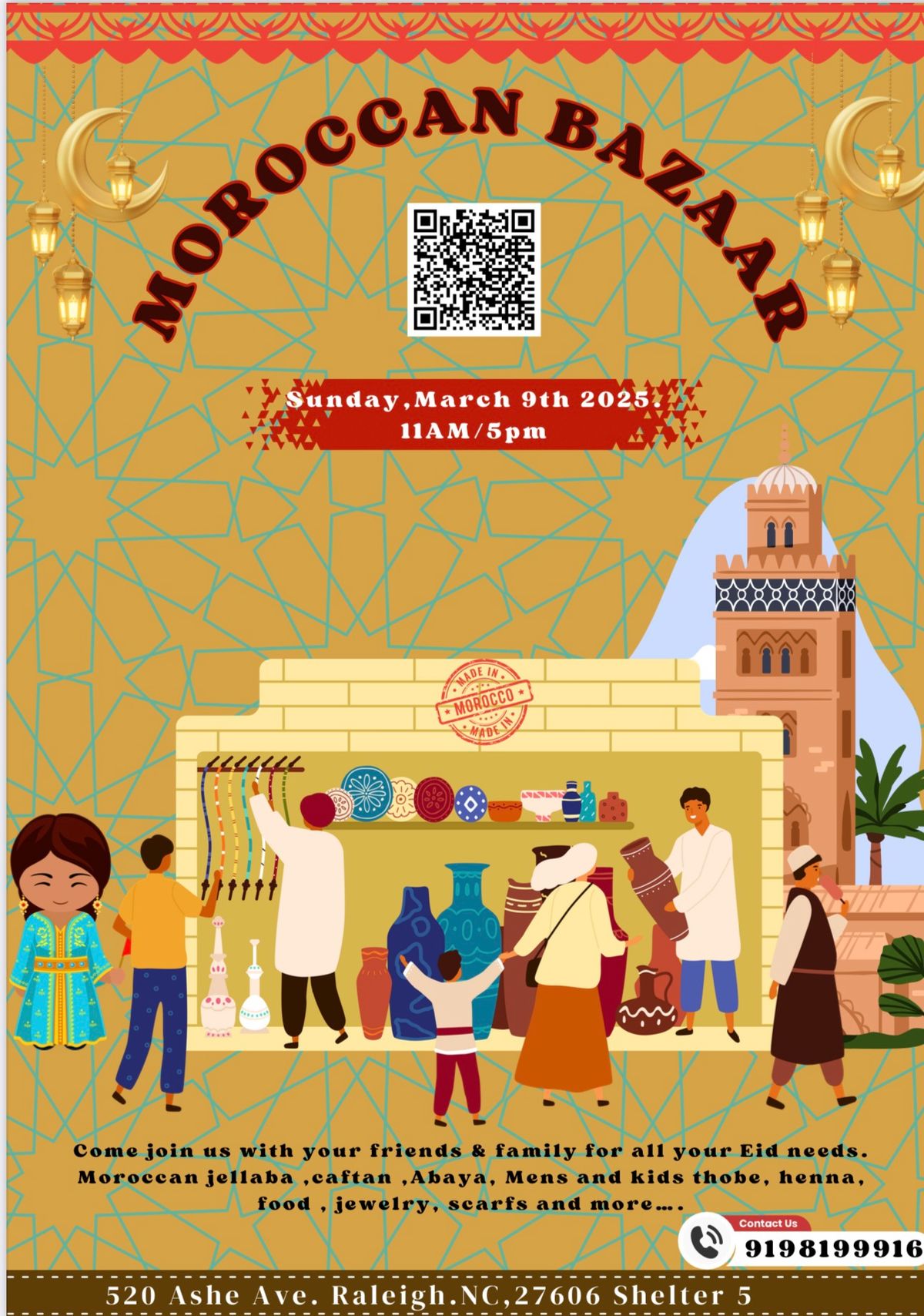 Moroccan bazaar 