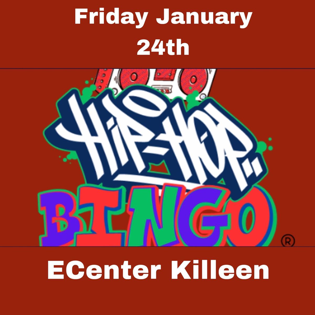 Hip Hop Bingo (JANUARY 2025)