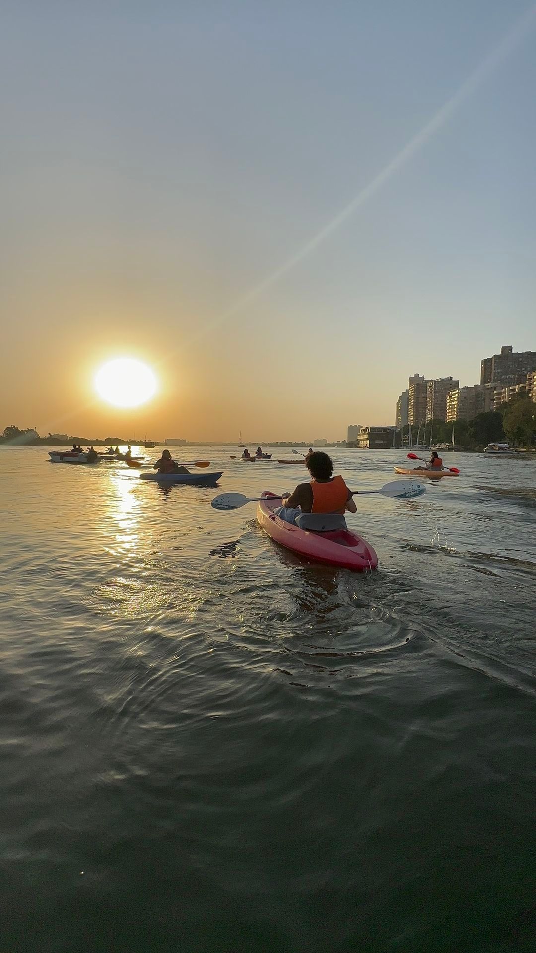 weekly kayak ride