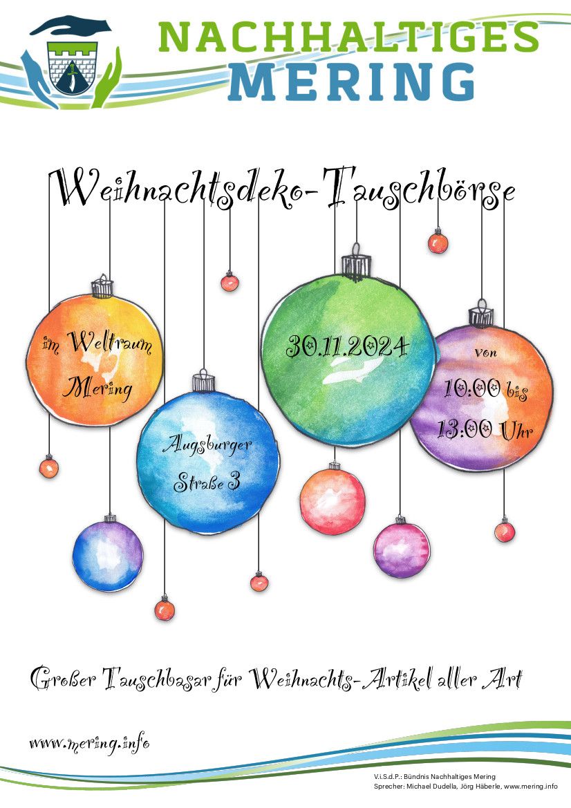 Weihnachtsdekotausch