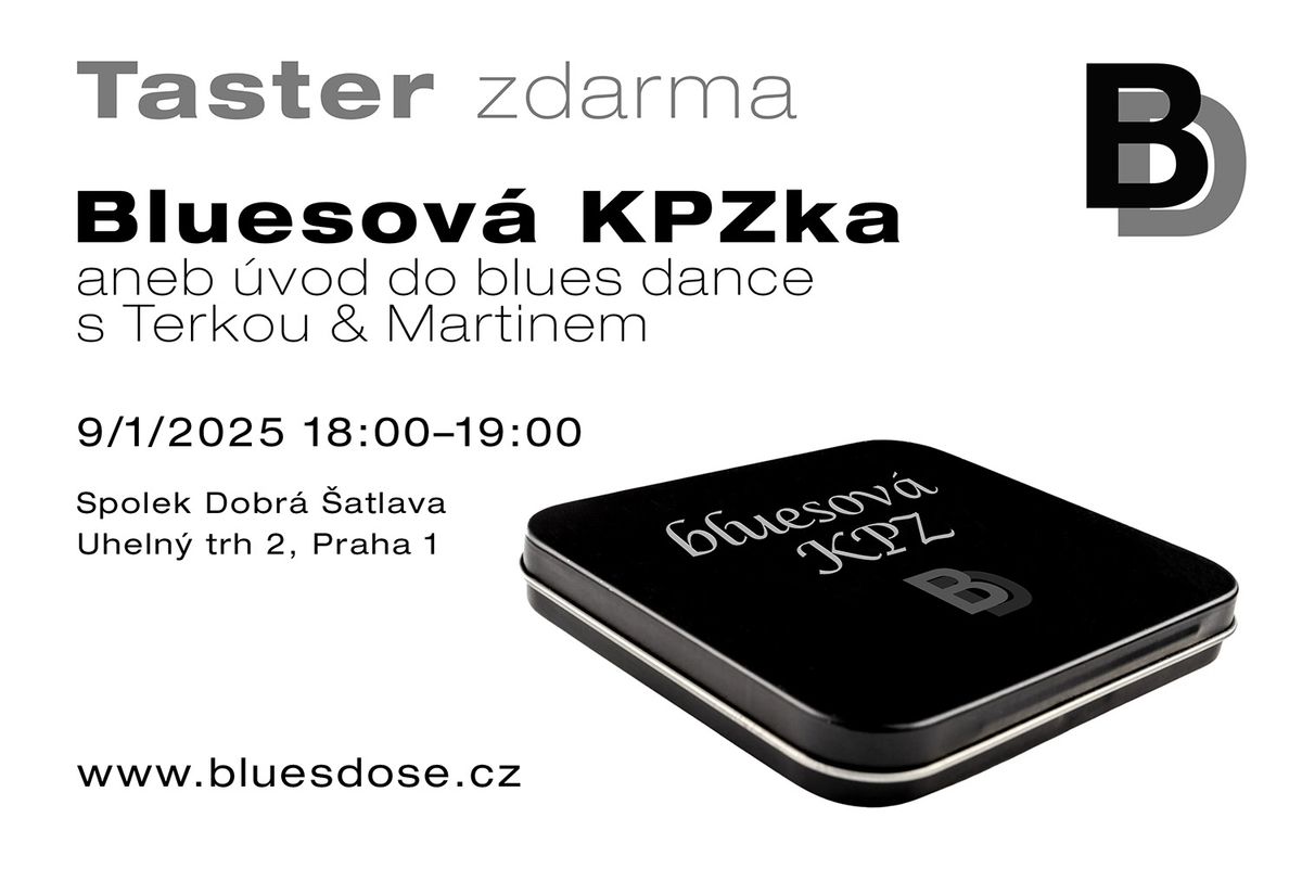 Taster zdarma - Bluesov\u00e1 KPZka anebo \u00favod do blues dance